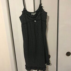 Zoe & Bella Ladies Black And White Sleepwear Top Size Medium